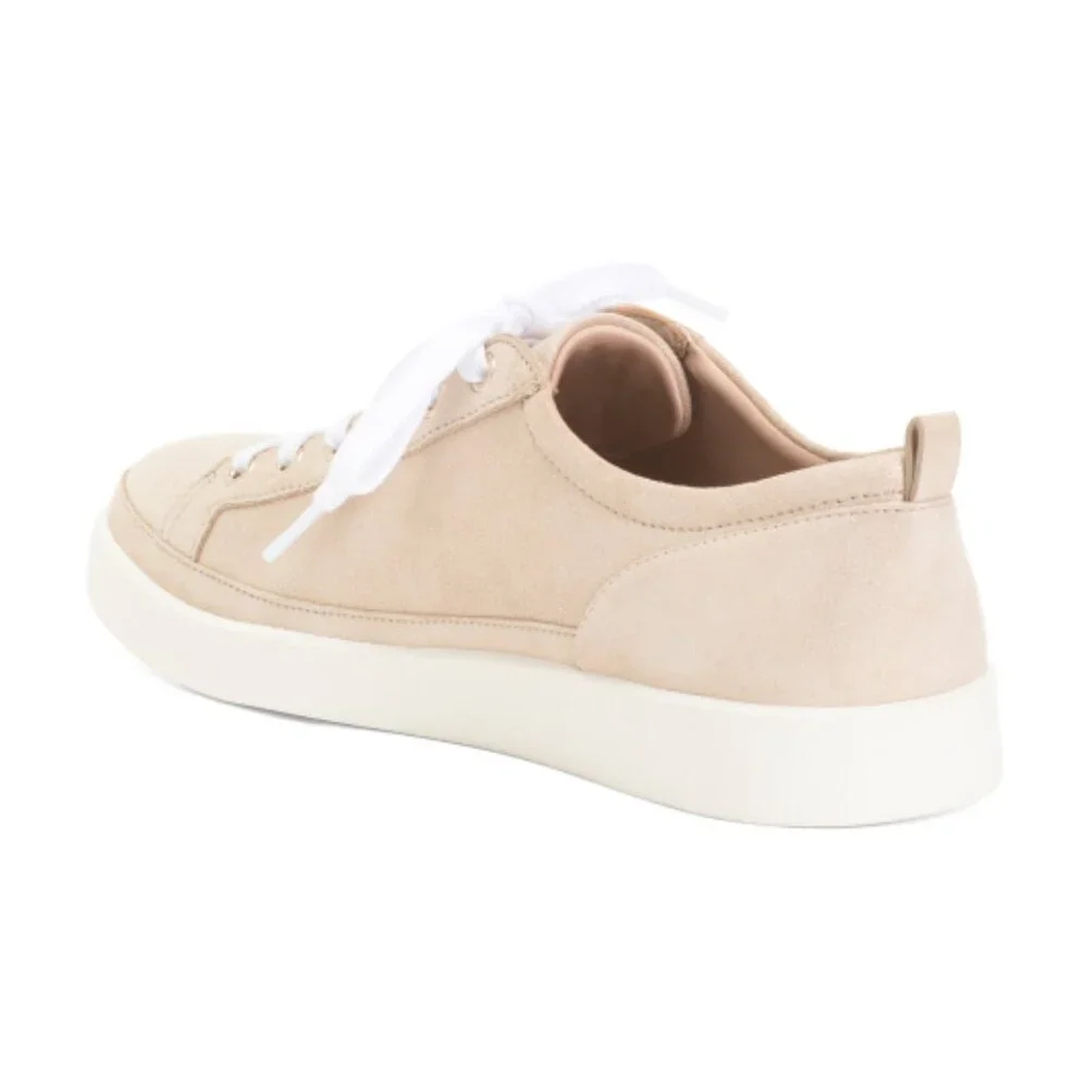VIONIC Wide Suede Winny Comfort Sneakers - Picture 2 of 3